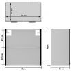 Hanging Glass Cabinet Black 60x31x60 cm Engineered Wood