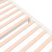 Bed Frame White Solid Wood 153x203 cm Queen Size