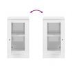 Sideboards 2 pcs High Gloss White 37.5x35.5x67.5 cm Engineered Wood