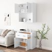 Highboard White Engineered Wood