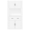 Highboard White Engineered Wood
