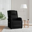 Massage Chair Black Faux Leather