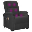 Stand up Massage Chair Grey Faux Leather
