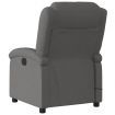Electric Massage Recliner Chair Dark Grey Fabric