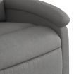 Electric Massage Recliner Chair Dark Grey Fabric