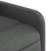 Stand up Massage Recliner Chair Dark Grey Fabric