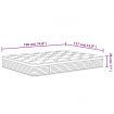 Pocket Spring Mattress Medium Plus 137x190 cm