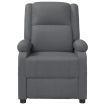Massage Chair Anthracite Faux Leather