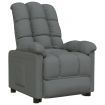 Recliner Chair Dark Grey Fabric