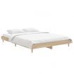 Bed Frame Sonoma Oak 137x187 cm Double Size Engineered Wood
