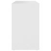 Side Cabinet White 60x30x50 cm Engineered Wood