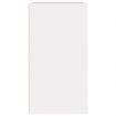 Cosmetic Cabinet White 80x40x75 cm Engineered Wood