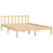 Bed Frame Solid Wood Pine 153x203 cm Queen Size