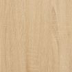 Bed Frame with Headboard Sonoma Oak 150x200 cm Engineered Wood