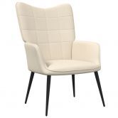 Relaxing Chair Cream Fabric