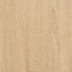 Dressing Table with Mirror Sonoma Oak 96x39x142 cm
