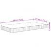 Pocket Spring Mattress Medium 137x190 cm