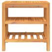 Bathroom Vanity Cabinet with 2 Shelves 74x45x75 cm Solid Wood