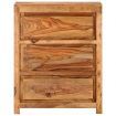 Drawer Cabinet 60x33x75 cm Solid Wood Acacia