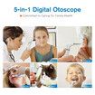 Wireless Otoscope, 3.9mm Ultra Thin WiFi Ear Scope Camera Compatible with Android and iPhone