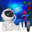 Astronaut Galaxy Projector for Bedroom, Star Projector with Moon Lamp, Space Nebula LED Night Light for Kids Teens Girls Boys