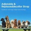 Dog Training Collar with Remote, Dog Bark Collar with Beep Vibration and Shock,Rechargeable Electric Dog Training Collar for Large Medium Small Dogs
