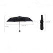 Portable Travel Umbrella, Umbrellas for Rain Windproof, Strong Compact Umbrella for Wind and Rain, Perfect Car Umbrella, Golf Umbrella (Grey)