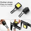 Bike Front and Rear Flashlight, USB Rechargeable, Ultra Bright LED Bike Lights