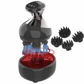 Electric Scalp Massage Rechargeable Wireless Portable Electric Scalp Massager Waterproof Handheld Massager with 4 Massage Claws
