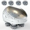 Electric Scalp Massager with LED Light, Waterproof Portable Portable Electric Head Massager with 4 Removable Massage Claws