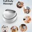 Electric Scalp Massager with LED Light, Waterproof Portable Portable Electric Head Massager with 4 Removable Massage Claws