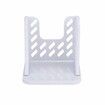 Adjustable Toast Slicer/Cutting Guide for Homemade Bread,Plastic Bread Slicer Loaf for Slicing Bread Foldable Kitchen Baking Tools (White)