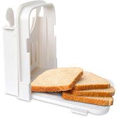 Bread Slicer for Homemade Bread,Foldable Plastic Bread Slicer Machine,Compact Bread Slicing Guide 3 Sizes Bread Loaf Slicer Thin Bread Cutter,Manual Bread Slicer for Kitchen