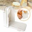 Bread Slicer for Homemade Bread,Foldable Plastic Bread Slicer Machine,Compact Bread Slicing Guide 3 Sizes Bread Loaf Slicer Thin Bread Cutter,Manual Bread Slicer for Kitchen