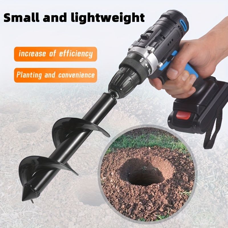 Garden Auger Drill Bit Set, Garden Cultivator Hole Drill Digger Planter