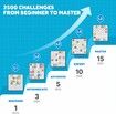 Smart Sudoku - Original Jigsaw Puzzles 2500 Challenges, Toys for Kids, Teens, Travel Games, Birthday Gifts, Stocking Stuffers for Boys and Girls
