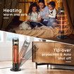 Instant Infrared Heater Electric Space Warmer Under Table Energy Efficient Portable Waterproof 1000W