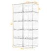 10pcs Shoe Storage Boxes Plastic Large Clear Stackable Organiser Bins Containers Sneaker Display Cases Organizer with Lids
