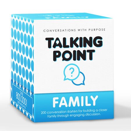 200 Family Conversation Cards  Family Dinner Table & Road Trips Family Version