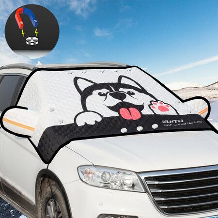 Car Windshield Snow Cover Front Window Car Windproof With Magnetic Edge All Weather Suitable For Most Vehicles Car