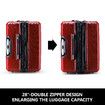 2 Piece Luggage Set Carry On Hard Shell Suitcase Travel Trolley Expendable Lightweight Case Cabin TSA Lock Red