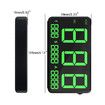 Universal GPS HUD Speedometer C80 Digital Display GPS Head Up Dispaly Speedometer Car Truck Odometer 4.5in Large Screen with Over Speed Warning MPH Fatigue Driving Alarm