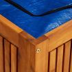 Garden Storage Box 200x80x75 cm Solid Wood Acacia