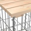 Garden Bench Gabion Design 92x71x65.5 cm Solid Wood Pine
