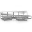 7 Piece Garden Lounge Set Solid Pinewood