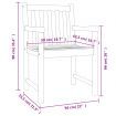 Garden Chairs 4 pcs 56x55.5x90 cm Solid Wood Acacia