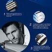 Razor Blades Refills for Gillette,Razor Blades for Gillette,Manual Blades Refills for Gillette,Mens Razor Blade Refills with Dual Lubrication,Stainless Steel Blades for Sensitive Skin (16Pcs)