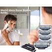 Razor Blades Refills for Gillette,Razor Blades for Gillette,Manual Blades Refills for Gillette,Mens Razor Blade Refills with Dual Lubrication,Stainless Steel Blades for Sensitive Skin (16Pcs)