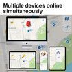 Portable GPS Tracking, Smart Anti Loss Device, GPS Smart Finders Tracker Device for Kids Pets Black