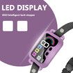 Rechargeable Smart Dog Training Bark Collar,Automatic Anti Barking Training Collar with 8 Adjustable Sensitivity for Large Medium Small Dogs(Purple)